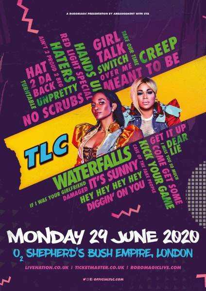 TLC announce their return to London! Photograph