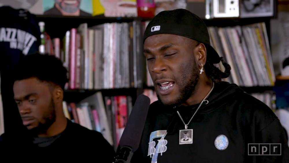 Burna Boy delivers stunning 'Tiny Desk' debut  Photograph