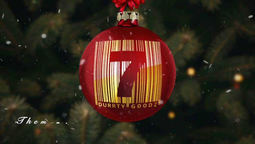 . @DurrtyF aka Durrty Goodz spreads some Christmas Joy with BAR CODE #7 (Rasta Claus) Photograph
