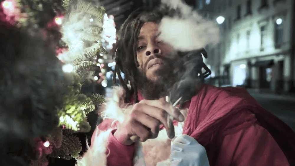 Durrty Goodz dressed as Santa in the video for 'Rasta Claus' is everything we needed this Christmas Photograph