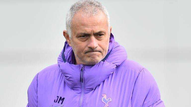 José Mourinho and Tottenham players face police warning for training in London park Photograph