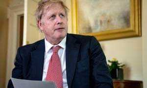 Boris Johnson thanks NHS staff for coronavirus treatment  Photograph