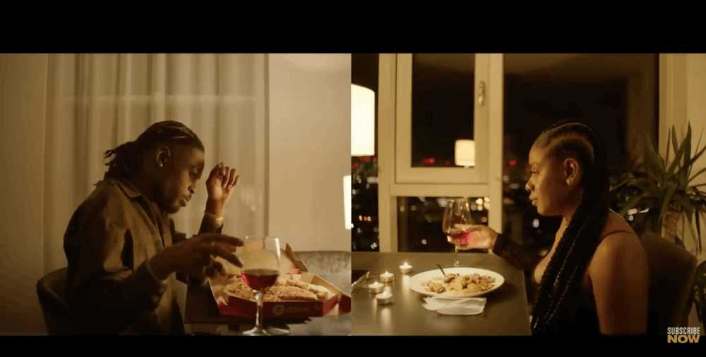 NEW @yxngbane stars @ZezeMillz as the leading lady in brand new visuals 'Table For Two' Photograph