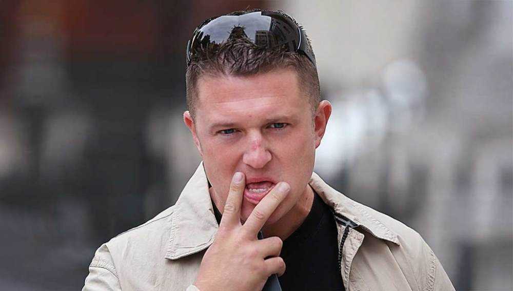 Tommy Robinson flees to Spain with family  Photograph