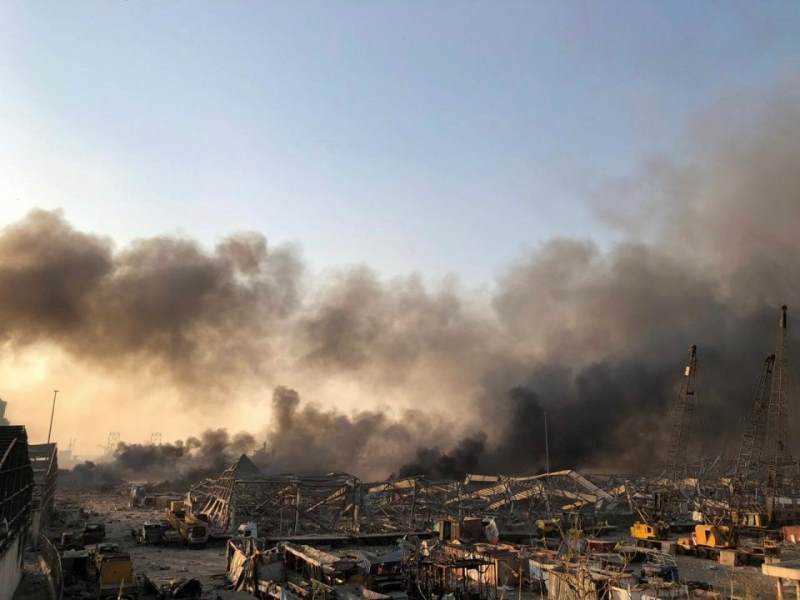 At least 25 dead and thousands injured in huge Beirut explosion Photograph