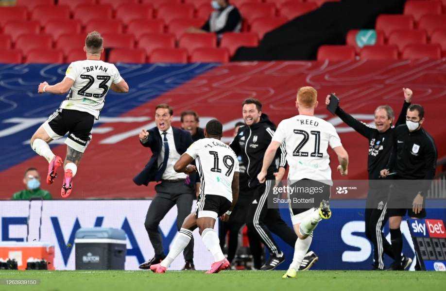 Fulham promoted to the Premier League Photograph