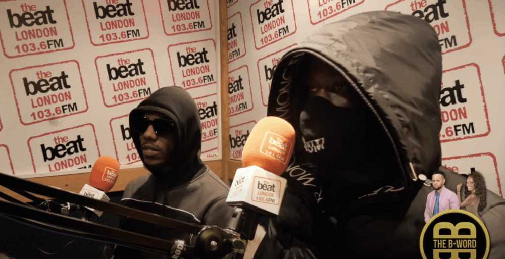 The B Word aka Wardah Sempa & Nobere talk drill music, Rishi Sunak and more with AM & Skengdo  Photograph