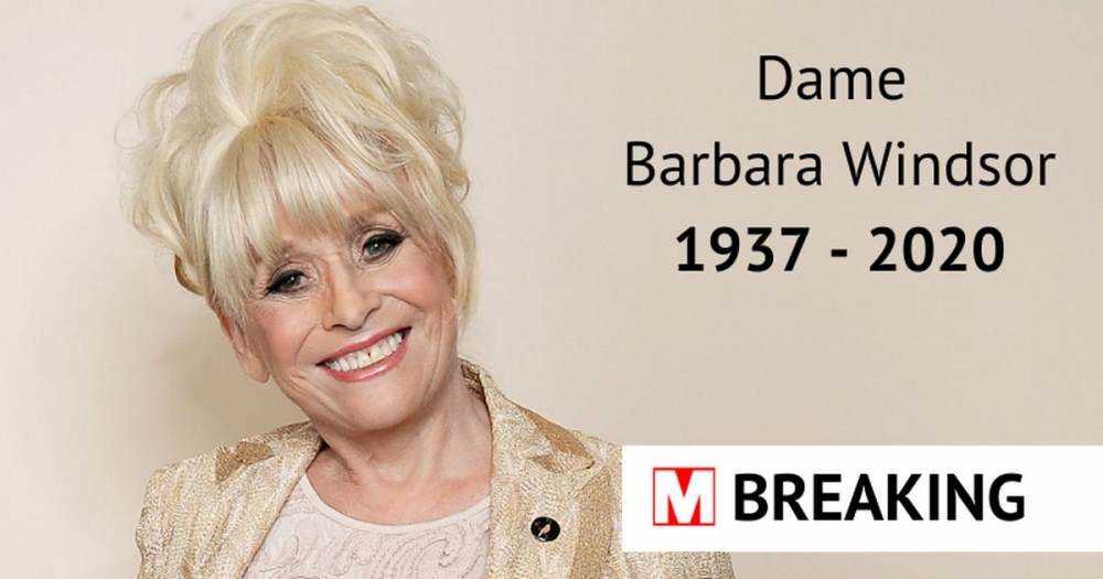 Dame Barbara Windsor Dies At Age 83 Photograph