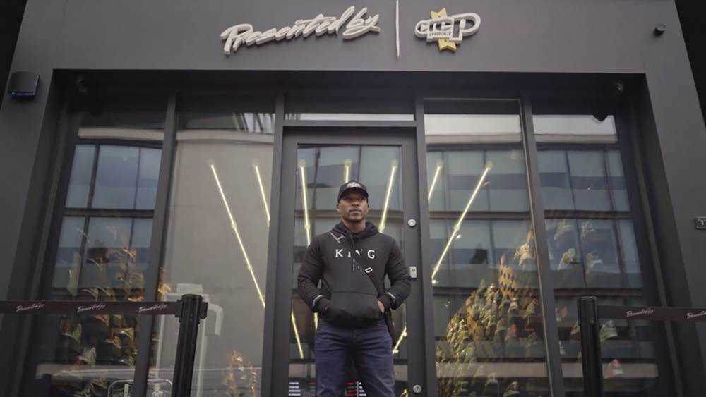 Ashley Walters Visits Presented By Photograph