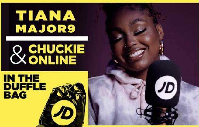 Tiana Major9 joins Chuckie for latest episode of In the Duffle Bag' Podcast Photograph