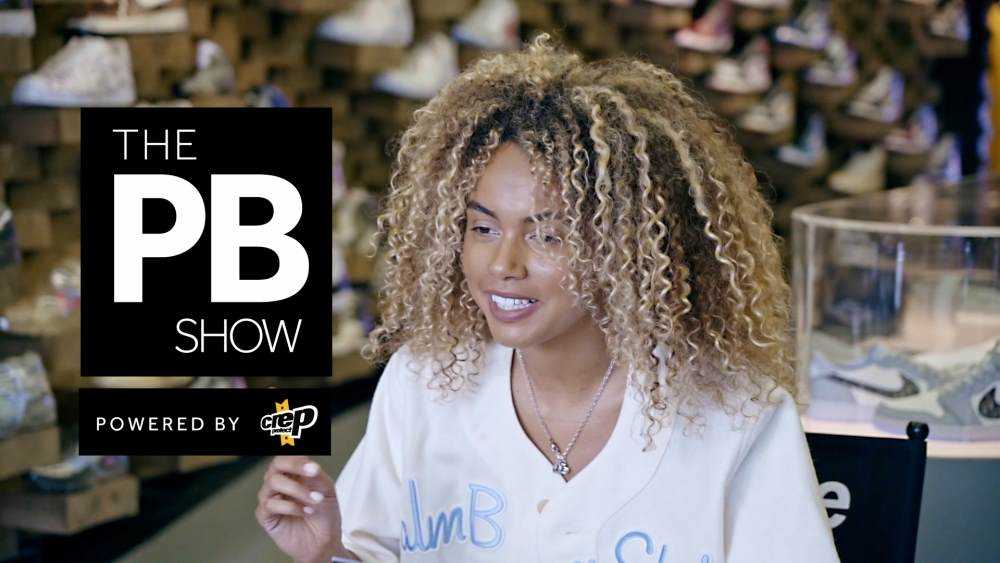 Ocean Lewis visits Presented by luxury sneaker store Photograph