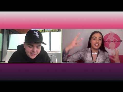 Amel Rachedi keeps up her crazy work rate by bringing Internet Money founder Taz Taylor through for a new episode of 'Brunch With Amel' Photograph