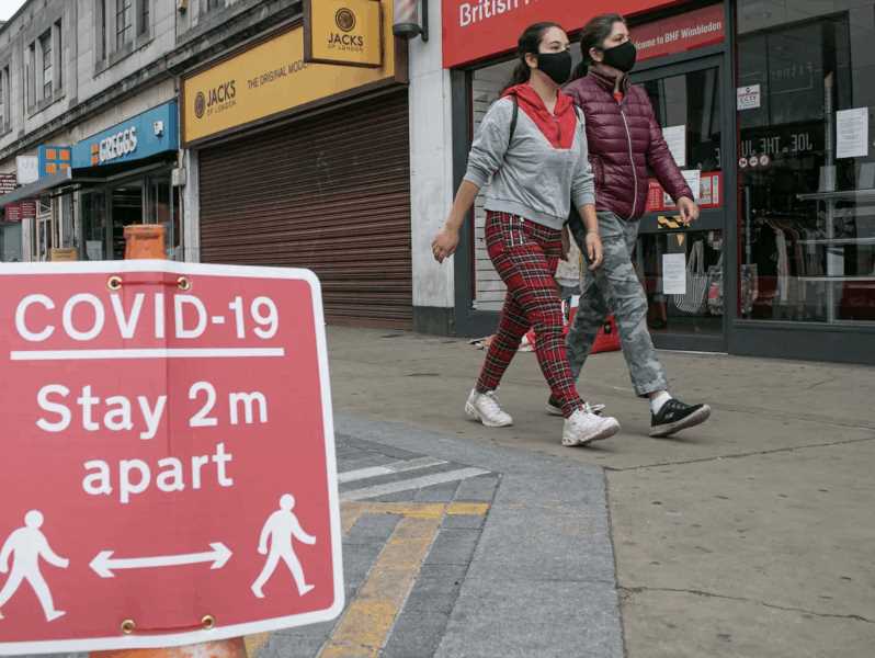 The 1m plus social distancing rule could be ditched by June, says Boris Johnson Photograph