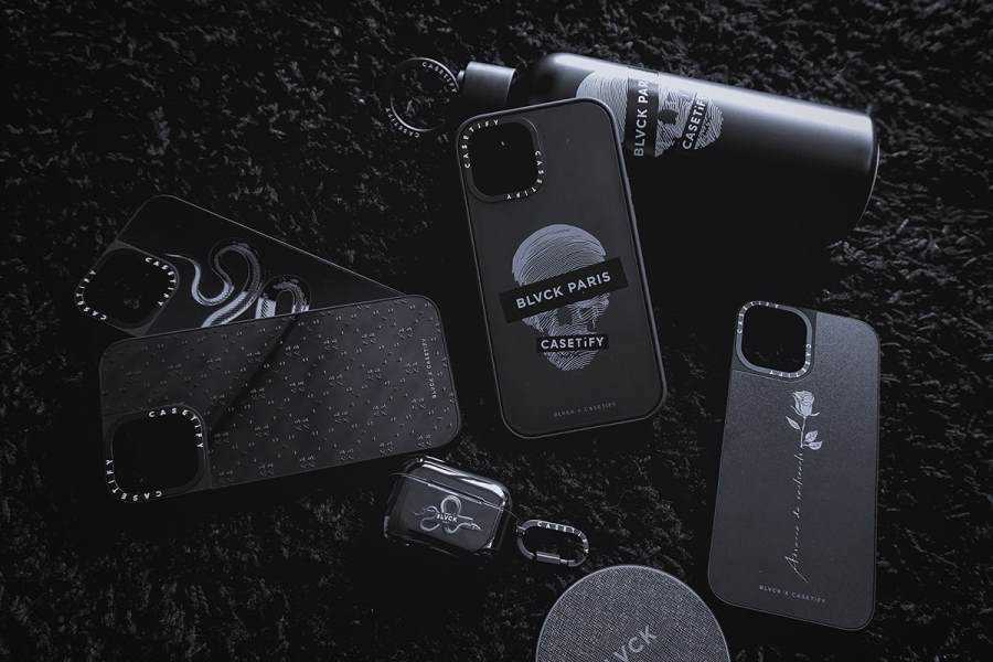 CASETiFY partners with luxury streetwear brand Blvck Paris for new monochromatic collection Photograph