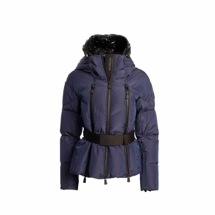  Moncler Goncelin Short Down Jacket In Navy